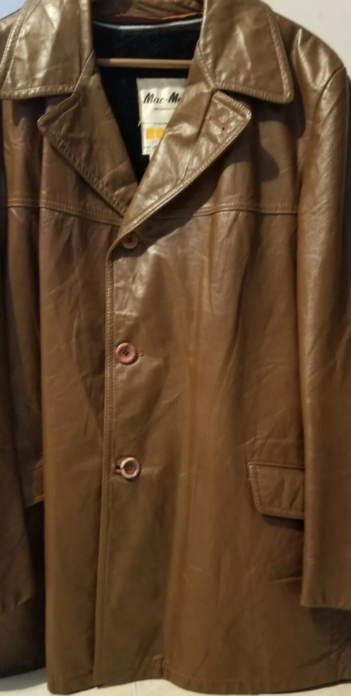 Vintage MacMor 1970 Leather Jacket